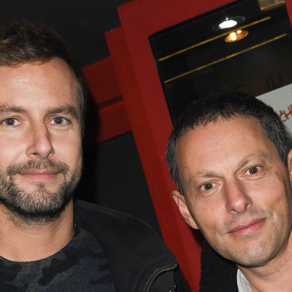 François Roelants et son mari Marc-Olivier Fogiel au concert de Dave à Bobino à Paris le 18 novembre 2019.

© Coadic Guirec/Bestimage