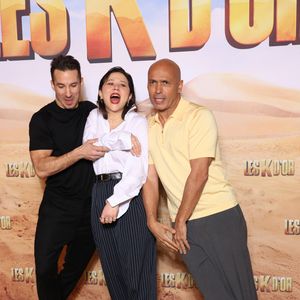 Jérémy Ferrari, Laura Felpin et Eric Judor - Avant-première du film "Les K D'Or" au Grand Rex à Paris le 2 mars 2026. © Denis Guignebourg/Bestimage