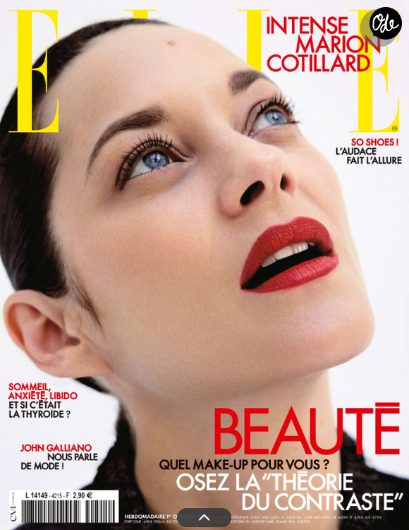 Couverture de "ELLE" magazine.