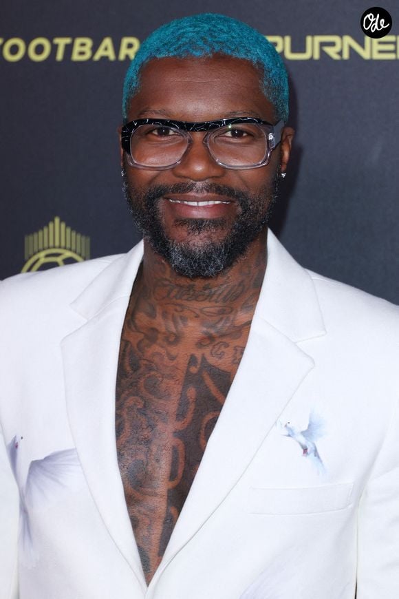 Djibril Cissé à son arrivée à la cérémonie du Ballon d'Or 2023 au théâtre du Châtelet, le 30 octobre 2023 à Paris, en France. Photo de Jérôme Dominé/ABACAPRESS.COM
