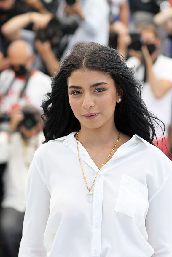 Kenza Fortas au photocall du film Bac Nord (Hors compétition) lors du 74ème festival international du film de Cannes le 13 juillet 2021 © Borde / Jacovides / Moreau / Bestimage