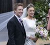 A leurs côtés se trouvait Hugh Grosvenor, le parrain du prince George.
Mariage du duc de Westminster, Hugh Grosvenor, et Olivia Henson en la cathédrale de Chester, Royaume Uni, le 7 juin 2024. © GoffPhotos/Bestimage