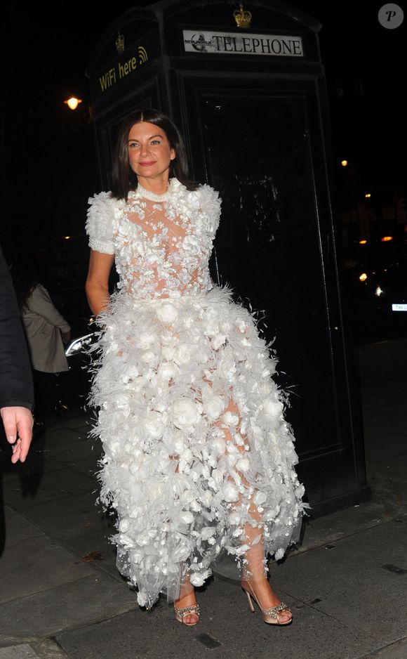Natalie Massenet - Arrivées des célébrités au Fashion Awards 2016 au Royal Albert Hall à Londres, le 5 décembre 2016. AGENCE / BESTIMAGE