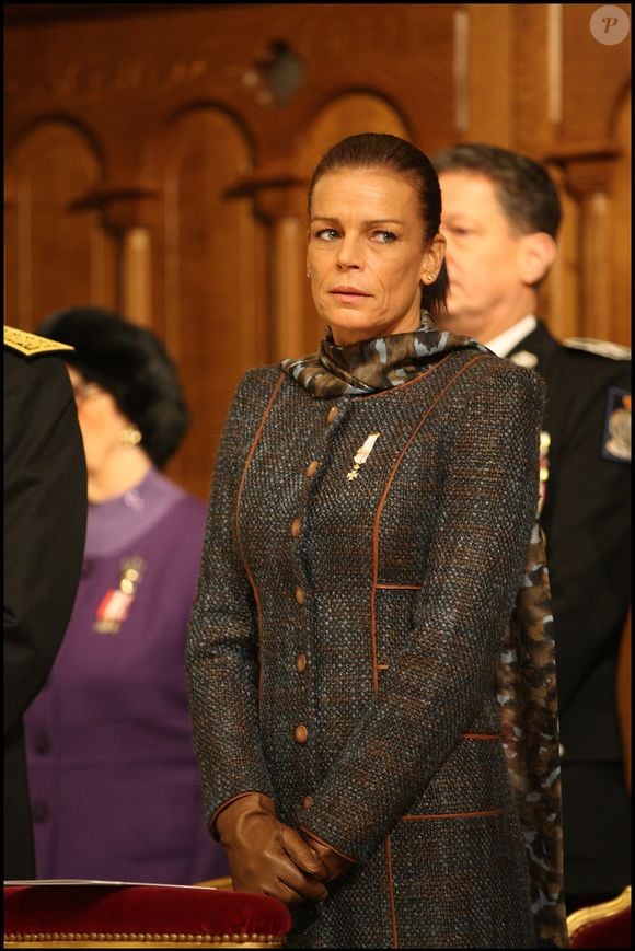 Stéphanie de Monaco à la Fête nationale monégasque en 2010, à la cathédrale de Monaco. Guillaume Gaffiot/Bestimage
