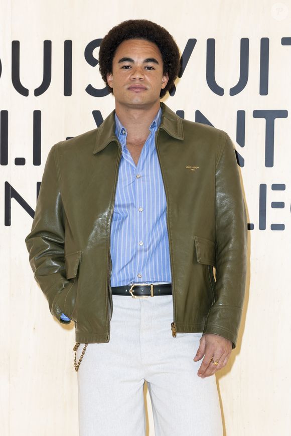 Théo Christine - Photocall du Défilé de mode Louis Vuitton Collection Hommes Automne Hiver Printemps-Été dans le cadre de la Fashion Week de Paris, France, le 20 janvier 2026.
 
© Olivier Borde / Bestimage