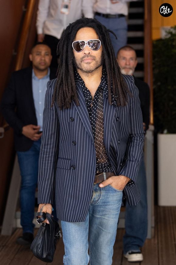 Lenny Kravitz lors des Internationaux de France de Tennis de Roland Garros 2026, à Paris, France, le 7 juin 2026. © Jacovides-Moreau/Bestimage