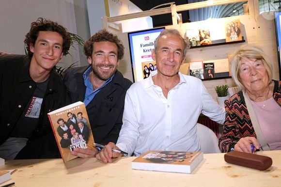 Famille Kretz au Festival du livre de Paris 2024, le 12 avril 2024. Photo : Cedric Perrin / Bestimage