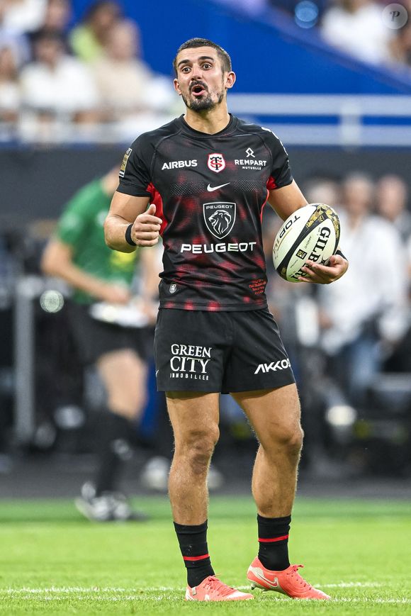 Thomas Ramos lors de la finale du Top 14 français Stade Toulousain de Toulouse VS Union Bordeaux Begles UBB au Stade de France à Paris, France le 28 juin 2025. Photo par Victor Joly/ABACAPRESS.COM