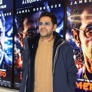 L'humoriste et acteur Jamel Debbouze au cinéma CGR-Villenave-d'Ornon en Gironde - France, pour l'avant-première du film "Mercato" du réalisateur Tristan Séguéla, le 14 février 2025. ©Jean-Marc Lhomer/Bestimage.