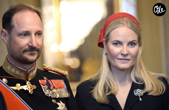 Le prince Haakon et la princesse Mette-Marit lors de la visite d'État du roi Philippe et de la reine Mathilde de Belgique) en Norvège le 24 mars 2026 à Oslo.

Didier Lebrun / Pool / Photonews