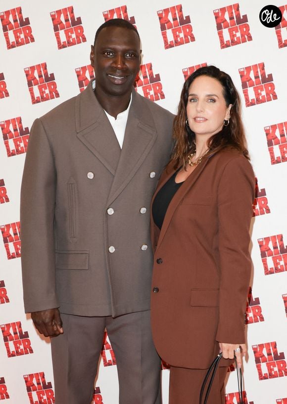 Omar Sy et Hélène Sy - Avant-première du film "The Killer" au cinéma Pathé Palace à Paris © Coadic Guirec / Olivier Borde / Bestimage