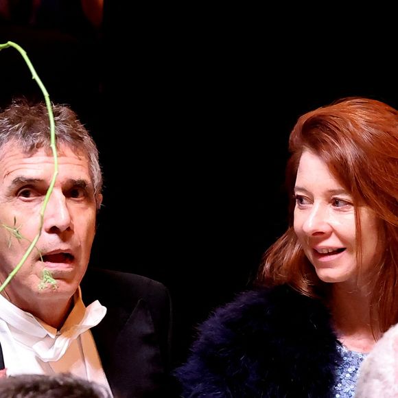 Julien Clerc et  Hélène Grémillon lors d'un banquet d'état à Guildhall, Londres le 9 juillet 2025. Le couple présidentiel français est en voyage officiel au Royaume Uni pour trois jours.

© Dominique Jacovides / Bestimage