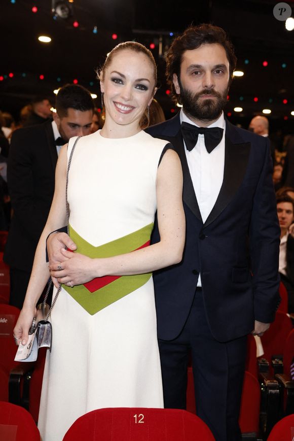 Pio Marmaï et Charlotte Ranson - 47ème édition de la cérémonie des César à l'Olympia à Paris le 25 février 2022.
© Borde / Jacovides / Bestimage