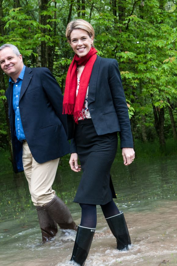 Julie Andrieu assiste au Bapteme De La Rose Julie Andrieu à 'La Roseraie De Provins, à Provins, Seine-Et-Marne, France, le 1er juin 2016. Photo par Helder Januario/ABACAPRESS.COM