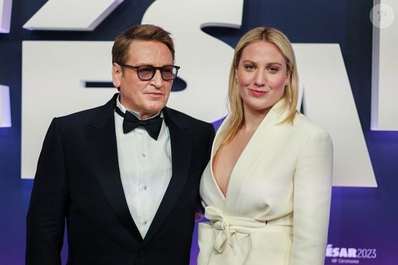 Benoît Magimel et sa femme Margot Pelletier au photocall de la 48ème cérémonie des César à l’Olympia à Paris le 24 février 2023
© Dominique Jacovides / Olivier Borde / Bestimage