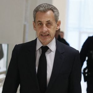 Nicolas Sarkozy - Arrivées au procès du financement libyen de Sarkozy le 6 février 2025.

© Christophe Clovis / Bestimage