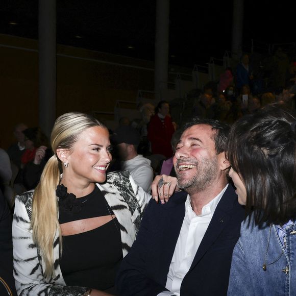 Exclusif - Kelly Vedovelli, Bernard Montiel, Géraldine Maillet et Jean-Michel Maire - Les célèbres personnalités de la télé se sont retrouvés avec bonheur, dans le Sud, à Vallauris Golf-Juan, pour assister à un magnifique show de cabaret, en présence de Mr Le Maire K. Luciano et ses adjoints, heureux de répondre à l'invitation du dynamique Président de l'association "Valoriser Vallauris Golf-Juan", Mr B. Darde, ce passionné d'art et du monde associatif projette également de créer un Musée de Sculpture à ciel ouvert , mêlant Art et Espace Public. © Jack Tribeca/Bestimage