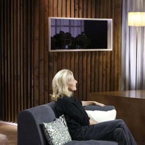 Exclusif - Claire Chazal, sur plateau de la nouvelle émission "Animalement Vôtre" présentée par Bernard Montiel et diffusée le 7 décembre sur France 3, à Paris, France, le 7 octobre 2025. © Jack Tribeca/Bestimage