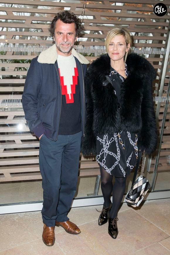 Eric Lartigau et Marina Foïs - People en Backstage et Front Raw du défilé de mode prêt-à-porter automne-hiver 2016/2017 "Vuitton" à Paris le 9 mars 2016. © Olivier Borde/Bestimage