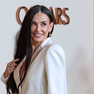 Demi Moore au diner des nominés des Oscars 2025 à Los Angeles.  Photo Press Service / BESTIMAGE