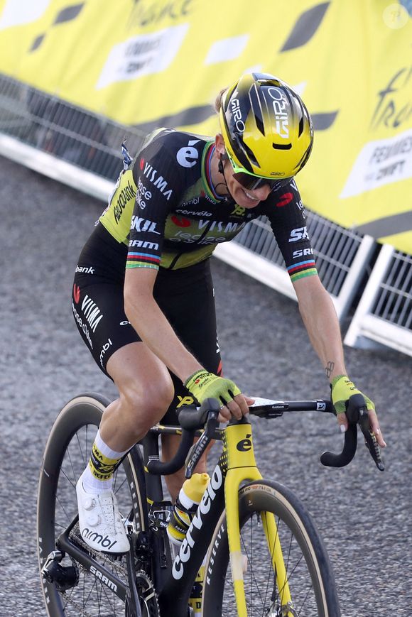 Pauline Ferrand Prevot / Visma lors de l'étape 8 du Tour de France féminin 2025 le 2 août 2025 à Saint-François-Longchamp, France. Photo par Stephane Pillaud/Icon Sport/ABACAPRESS.COM
