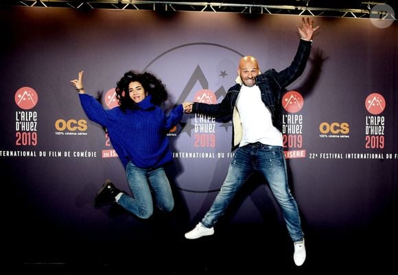 Sabrina Ouazani et Franck Gastambide - 22ème Festival International du Film de Comédie de l'Alpe d'Huez le 16 janvier 2019. © Dominique Jacovides/Bestimage