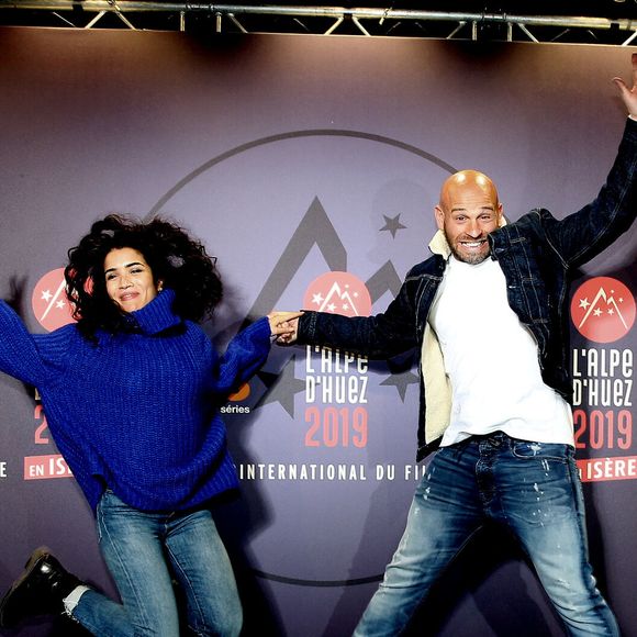 Sabrina Ouazani et Franck Gastambide - 22ème Festival International du Film de Comédie de l'Alpe d'Huez le 16 janvier 2019. © Dominique Jacovides/Bestimage