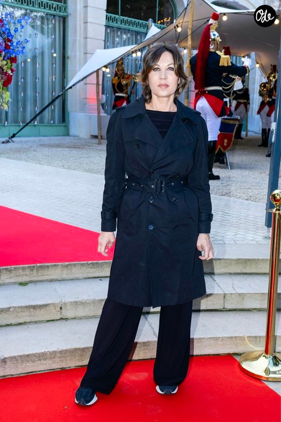 Mathilde Seigner est la nouvelle marraine de la garde Républicaine au Pavillon Dauphine, à Paris, France, le 30 mai 2024. © Olivier Borde/Bestimage