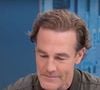Sur cette image, James porte un cardigan, un jean noir et des bottines en daim, tandis que Kimberly arbore une robe signée Christy Dawn qui lui arrive aux chevilles.

James Van Der Beek étouffe ses larmes alors qu'il fait le point sur son état de santé après avoir été diagnostiqué d'un cancer colorectal, dans l'émission Good Morning America. Photo par Backgrid UK/ Bestimage
