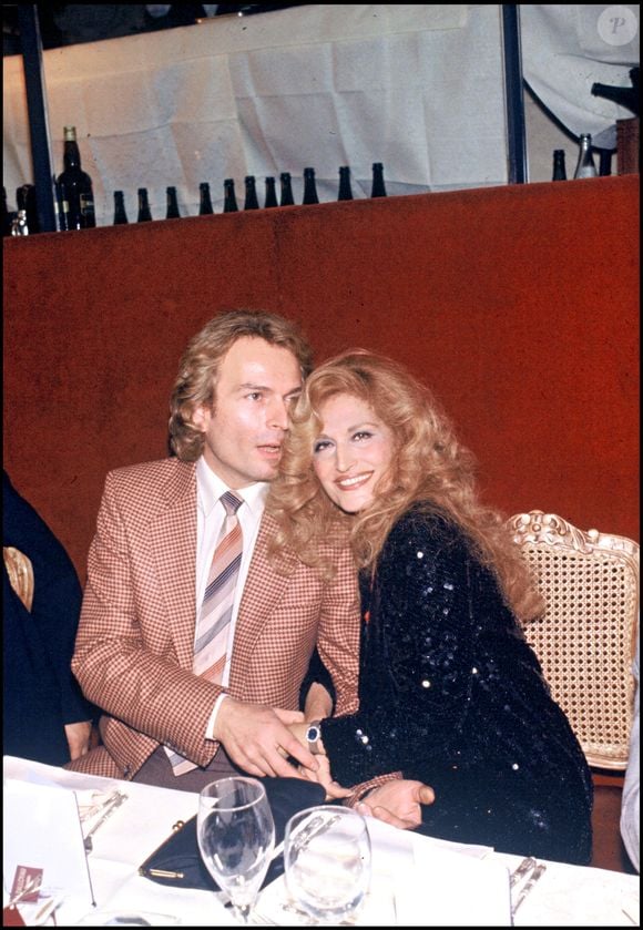 Archive de Dalida et de Richard Chanfray, dit le Comte de Saint-Germain, le 09 janvier 1980. Photo Rindoff-Paterson / Bestimage