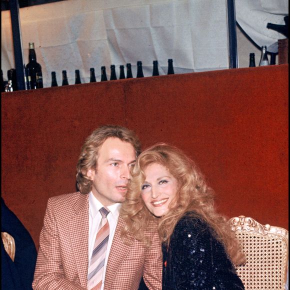 Archive de Dalida et de Richard Chanfray, dit le Comte de Saint-Germain, le 09 janvier 1980. Photo Rindoff-Paterson / Bestimage
