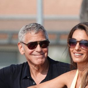 George Clooney et Amal Clooney à Venise en 2025. ©Backgrid UK/ Bestimage