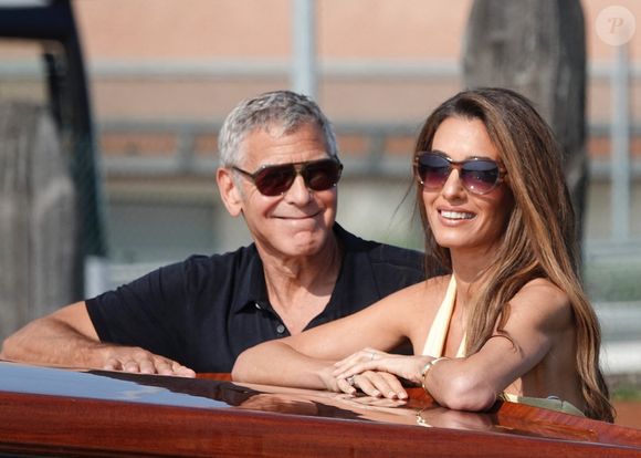 George Clooney et Amal Clooney à Venise en 2025. ©Backgrid UK/ Bestimage