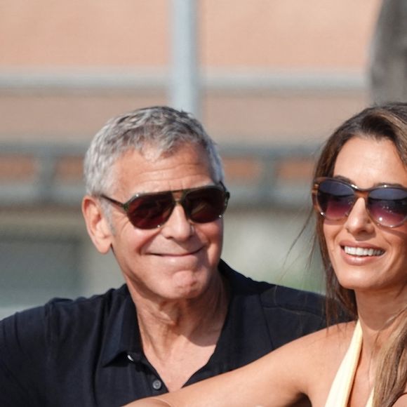 George Clooney et Amal Clooney à Venise en 2025. ©Backgrid UK/ Bestimage