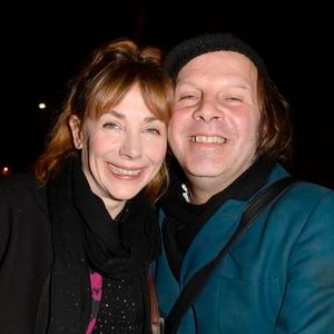 Julie Depardieu et son compagnon Philippe Katerine -  People assistent au concert de Arielle Dombasle à la Cigale à Paris le 4 novembre 2015. © Guirec Coadic / Bestimage