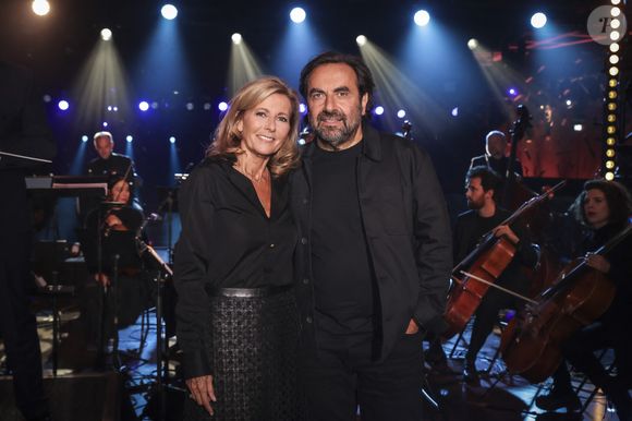 Exclusif - Claire Chazal, André Manoukian lors de l'enregistrement de l'émission "Le Grand Echiquier, Spéciale Afrique". © Jack Tribeca/Bestimage