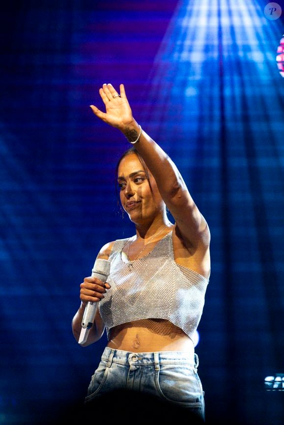Amel Bent en concert au festival Music en ciel à Saint-Priest le 12/07/2025 .Photo Sandrine Thesillat / PsNewZ
