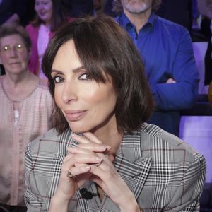 Exclusif - Géraldine Maillet sur le plateau de l’enregistrement de l’émission « Face à Hanouna » présentée par C.Hanouna  et diffusée sur C8 le 24 mars 2024, à Paris, France, le 21 mars 2024. © Jack Tribeca / Bestimage