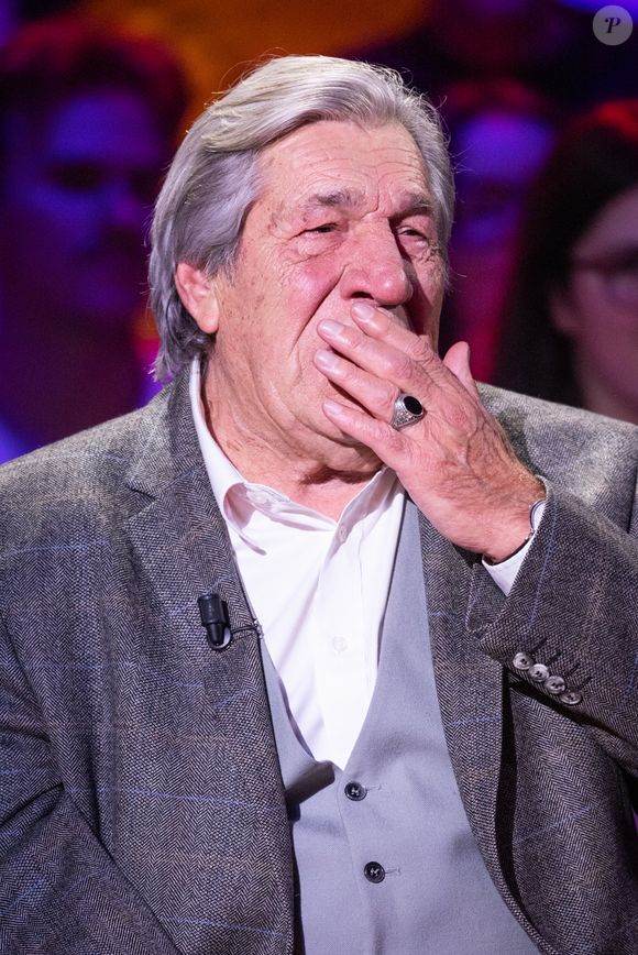 Exclusif - Jean-Pierre Castaldi lors de l'enregistrement de l'émission "La Boîte à secrets", présentée par F.Bollaert et diffusée le 9 janvier 2026 sur France 3, dans les studios du Lendit à Saint-Denis, France, le 2 décembre 2025. © Cyril Moreau/Bestimage