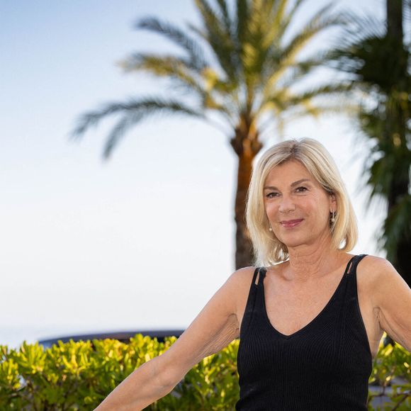 Michèle Laroque à Nice le 6 octobre 2023 pour le film 'TOUT POUR AGNES' à l'hôtel Negresco lors du 5ème festival CINEROMAN. Photo by Shootpix/ABACAPRESS.COM by Shootpix/ABACAPRESS.COM
