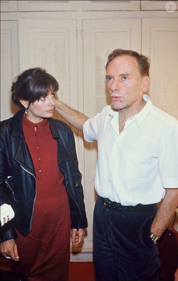 Jean-Louis Trintignant et sa fille Marie en 1987 BERTRAND RINDOFF PETROFF / BESTIMAGE