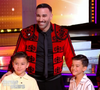 Adil Rami a vécu une grande soirée lors du dernier prime de "Danse avec les stars"
Adil Rami et ses jumeaux dans "Danse avec les stars", capture d'écran TF1