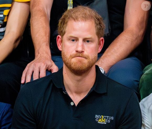 Düsseldorf, ALLEMAGNE - Le duc et la duchesse de Sussex, le prince Harry et Meghan Markle, lors du sixième jour des Invictus 2023 Games au Merkur Spiel-Arena de Düsseldorf (Backgrid USA / Bestimage).