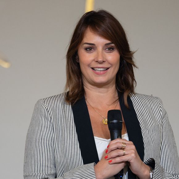 Julie Vignali au palais de l'Elysée à Paris, le 29 mai 2024. 

© Raphaël Lafargue / Pool / Bestimage