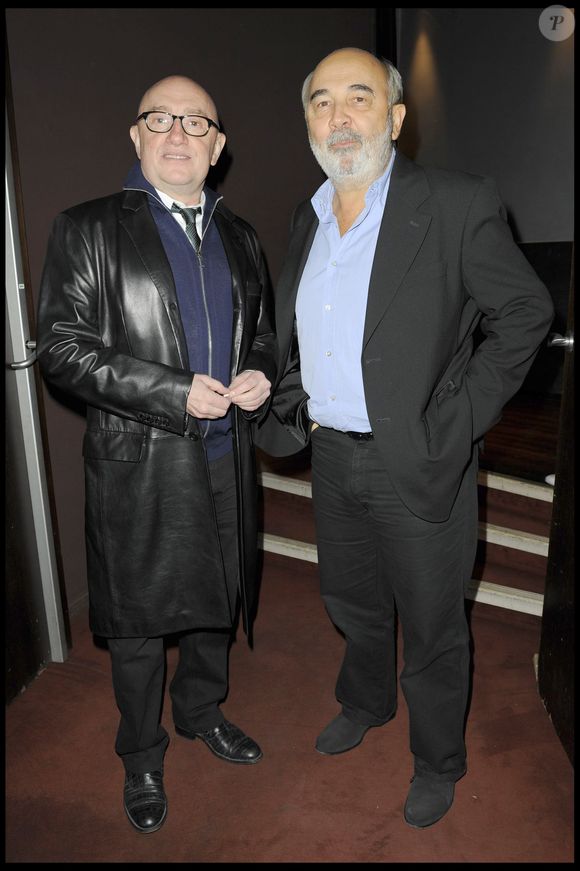 Michel Blanc et Gérard Jugnot à l'Élysée Biarrtiz à Paris.

Photo : Coadic Guirac / Bestimage
