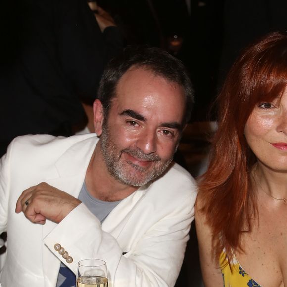 Exclusif - Bruno Solo et sa femme Véronique Cloche-Pin - Dîner de Gala dans le cadre de la grande campagne du Théâtre National de Chaillot pour la rénovation du Grand Foyer et de ses trésors Art Déco à Paris, le 29 juin 2015. Cette campagne est soutenue par la maison Lancel.