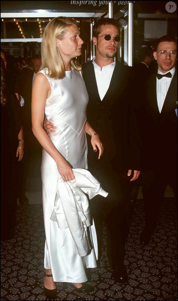 Brad Pitt et Gwyneth Paltrow à la Première du film "Legends of the Fall"- 1995 à Londres (ALPHA AGENCY / BESTIMAGE).
