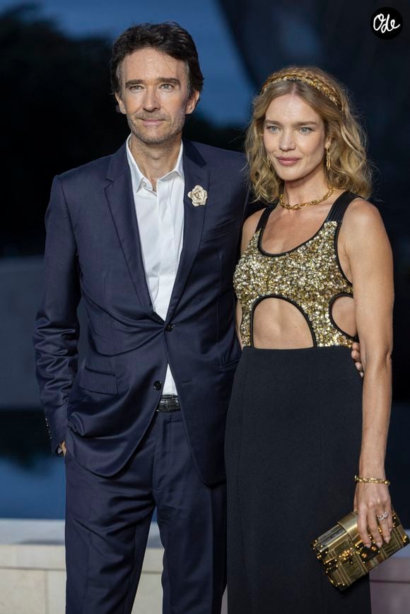 Antoine Arnault, Natalia Vodianova - Photocall du dîner "Prelude pour les JO" à la Fondation Vuitton à Paris, France, le 25 juillet 2024. © Olivier Borde/Bestimage