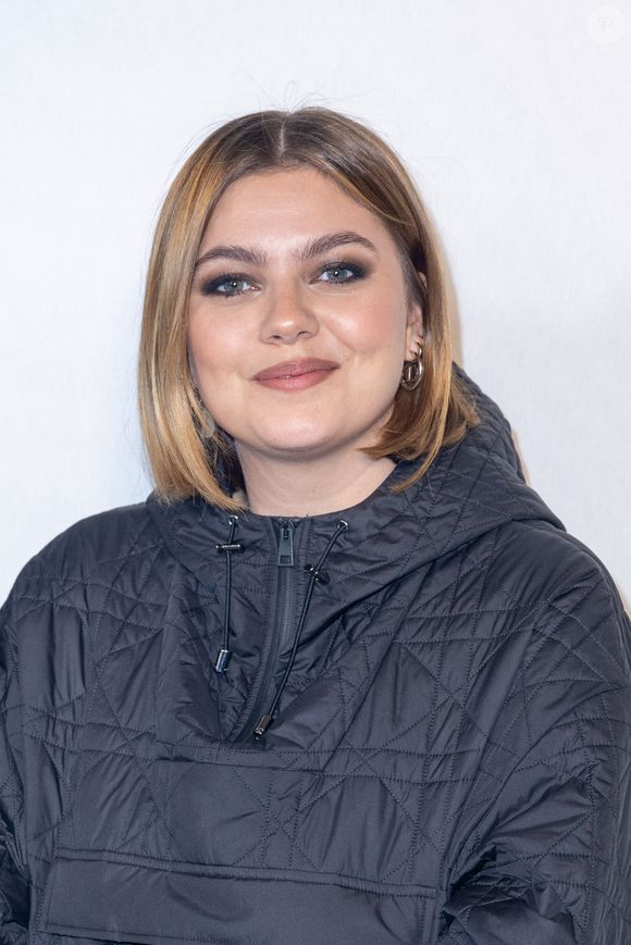 Louane Emera - Greeting au défilé Christian Dior prêt-à-porter automne-hiver 2023/2024 lors de la Fashion Week de Paris (PFW), au jardin des Tuileries à Paris, France, le 28 février 2023. © Olivier Borde/Bestimage