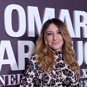 Delphine Wespiser au photocall de la soirée Omar Harfouch "Dîner chez Maxim's" à Paris le 9 octobre 2024.

Photo : Rachid Bellak / Bestimage